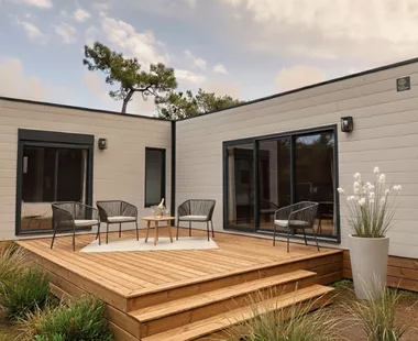Mobil home haut de gamme en résidence secondaire en Vendée