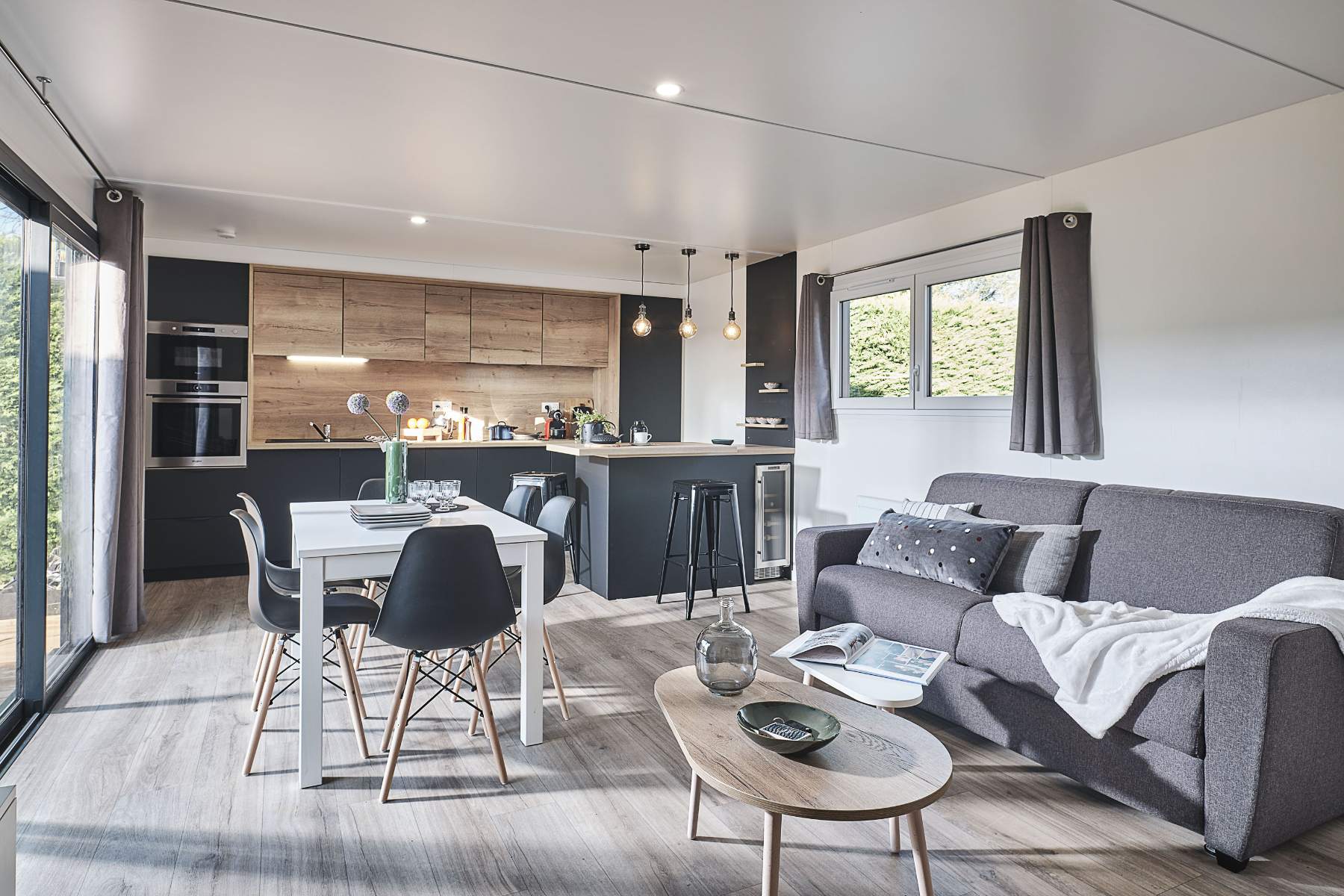 Mobil home moderne dans un domaine résidentiel privé