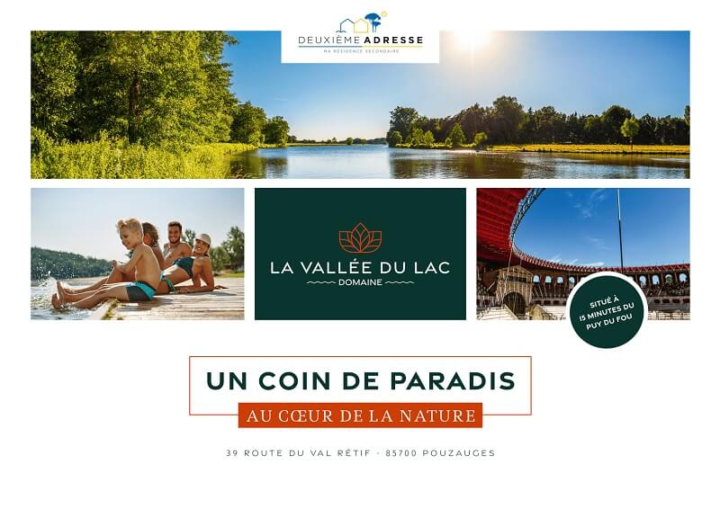 brochure du domaine résidentiel de loisirs La Vallée du Lac