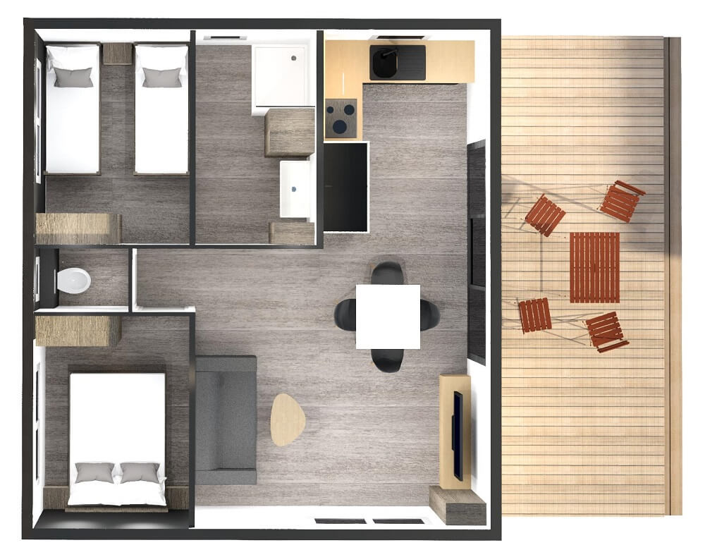 Plan chalet Nexo Duo