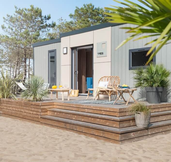 Terrasse - Mobil Home en camping résidentiel