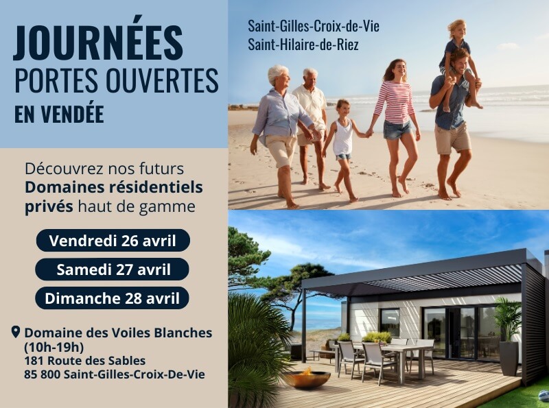 Portes Ouvertes Camping Résidentiel en Vendée Avril 2024